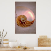 Chambered Nautilus Poster (Keuken)