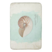 Chambered Nautilus Shell Ocean Seashore Beach Badmat (Voorkant Verticaal)