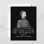 Chamberlain en quote briefkaart (Voorkant / Achterkant)