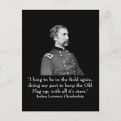 Chamberlain en quote briefkaart (Voorkant)