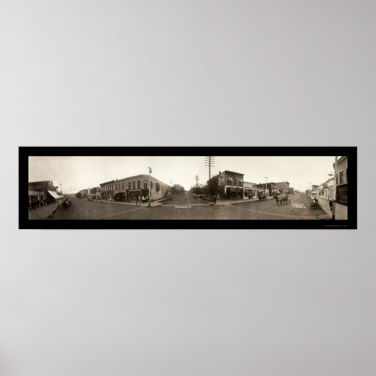 Chamberlain SD Panview Foto 1907 Poster (Voorkant)