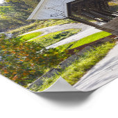 Chamberlin Mill Covered Bridge, Lyndon, Vermont Poster (Hoek)