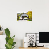 Chamberlin Mill Covered Bridge, Lyndon, Vermont Poster (Thuiskantoor)