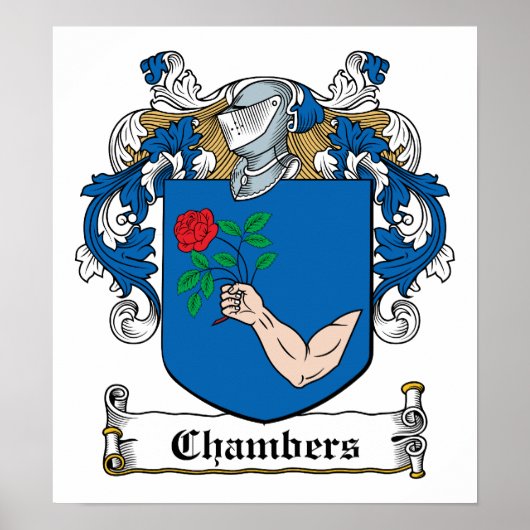 Chambers Family Crest Poster (Voorkant)