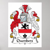 Chambers Family Crest Poster (Voorkant)