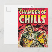 Chambers of Chills  Comic Thrills Briefkaart (Voorkant / Achterkant)
