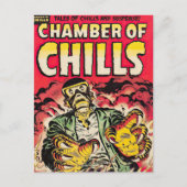 Chambers of Chills  Comic Thrills Briefkaart (Voorkant)