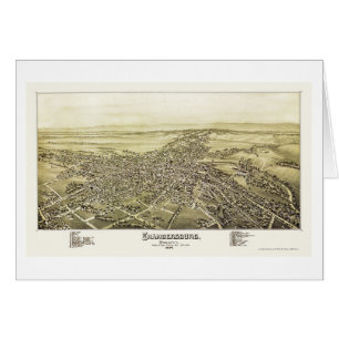 Chambersburg, PA Panorama Map - 1894