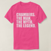 ChambersChambers Familienaam Chambers achternaam C T-shirt (Design voorkant)