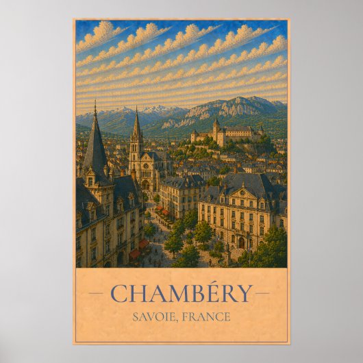 Chambéry Poster (Voorkant)
