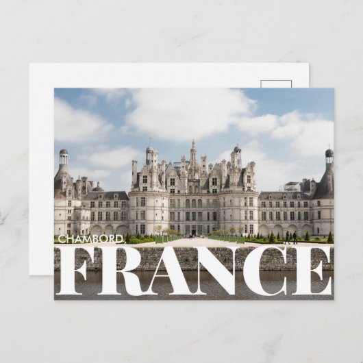 Chambord, Frankrijk Briefkaart (Voorkant / Achterkant)