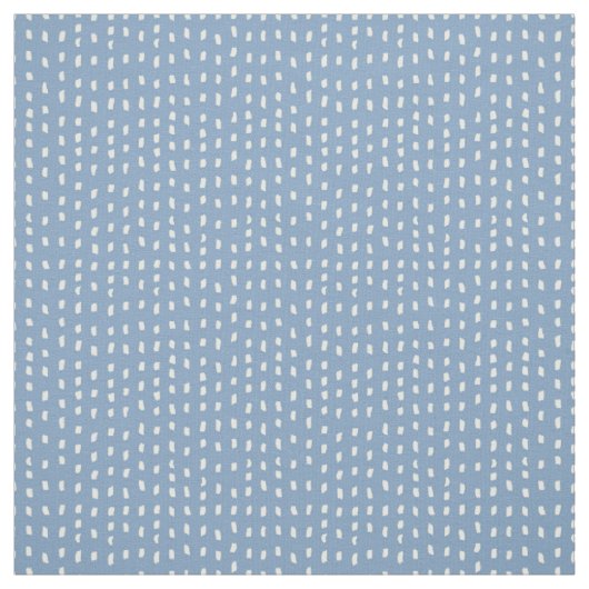 Chambray Blau Rustieke Kwast Verf Textuur Stof (Swatch)
