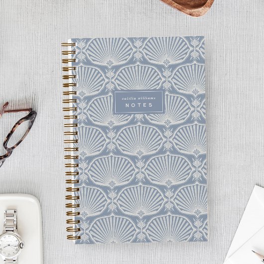 Chambray Blauw | Deco Fans Persoonlijk Notitieboek