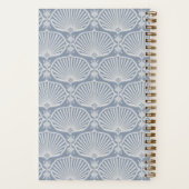 Chambray Blauw | Deco Fans Persoonlijk Notitieboek (Achterkant)