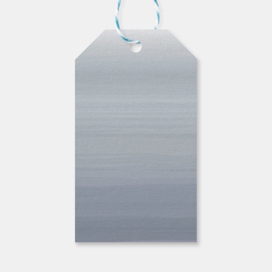 Chambray krab kustbruiloft cadeaulabel (Achterkant)