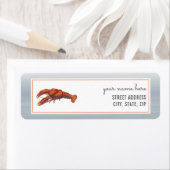 Chambray Lobster Etiket (Insitu)