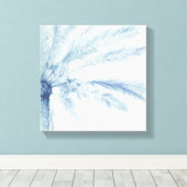 Chambray Palms II Canvas Afdruk (Insitu (Houten vloer))