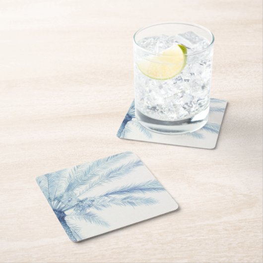 Chambray Palms II Kartonnen Onderzetters (Insitu)
