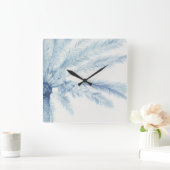 Chambray Palms II Vierkante Klok (Huis)