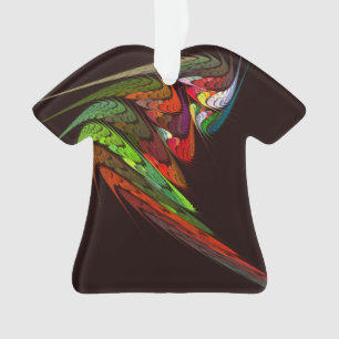 Chameleon Abstract Art AcrylShirt Ornament