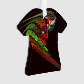 Chameleon Abstract Art AcrylShirt Ornament (voorkant)