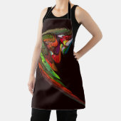 Chameleon Abstract Art Apron Schort (Insitu)