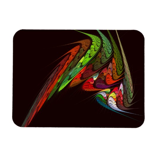 Chameleon Abstract art Premium Magnet Magneet (Horizontaal)