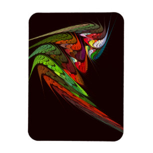 Chameleon Abstract art Premium Magnet Magneet