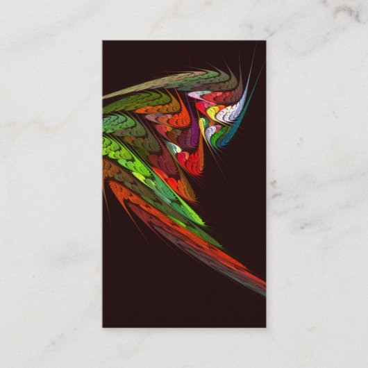 Chameleon Abstract Art Visitekaartje (Voorkant)