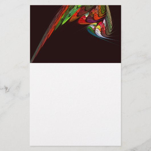 Chameleon Abstract kunstwerk Briefpapier (Voorkant)