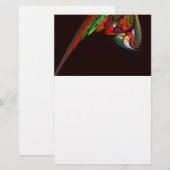Chameleon Abstract kunstwerk Briefpapier (Voorkant / Achterkant)