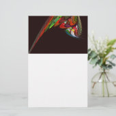 Chameleon Abstract kunstwerk Briefpapier (Staand voorkant)