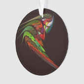 Chameleon Abstracte Art Acrylcirkel Ornament (voorkant)