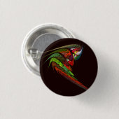 Chameleon Abstracte Art Button (ronde) (Voorkant /achterkant)