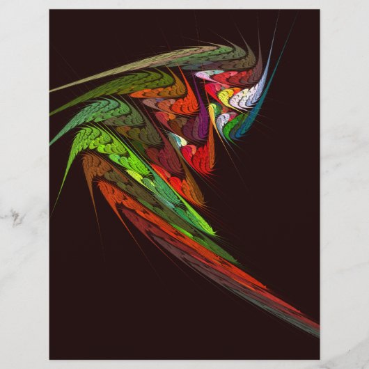 Chameleon Abstracte Art Flyer (Voorkant)