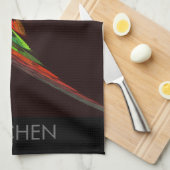 Chameleon Abstracte Art Kitchen Towel Theedoek (Quarter Fold)