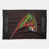 Chameleon Abstracte Art Kitchen Towel Theedoek (Horizontaal)