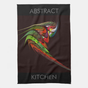 Chameleon Abstracte Art Kitchen Towel Theedoek