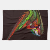 Chameleon Abstracte Art Kitchen Towel Theedoek (Horizontaal)