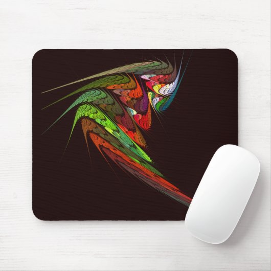 Chameleon Abstracte Art Mousepad Muismat (Met muis)