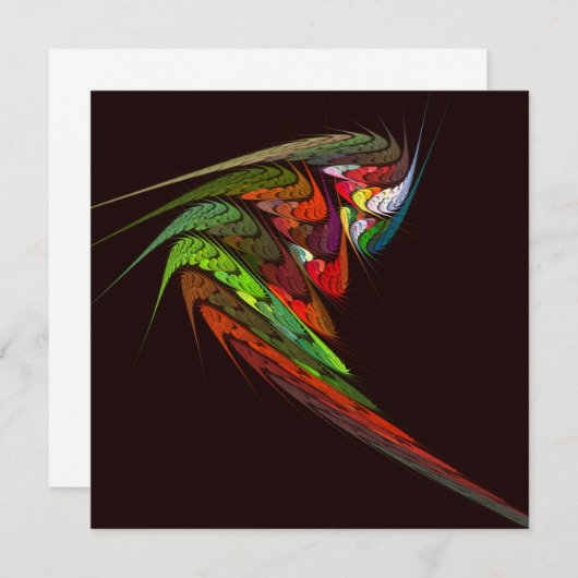 Chameleon Abstracte kunst (Voorkant / Achterkant)