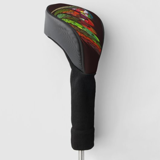 Chameleon Abstracte kunst Golfheadcover (Schuin)