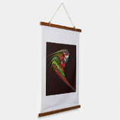 Chameleon Abstracte kunst Hangend Wandkleed (Gebogen)