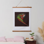 Chameleon Abstracte kunst Hangend Wandkleed (Slaapkamer)