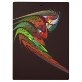 Chameleon Abstracte kunst Klembord (Achterkant)