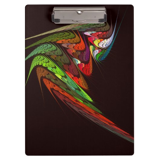 Chameleon Abstracte kunst Klembord (Voorkant)