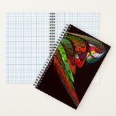 Chameleon Abstracte kunst Notitieboek (Binnen)
