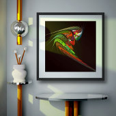 Chameleon Abstracte kunst Poster