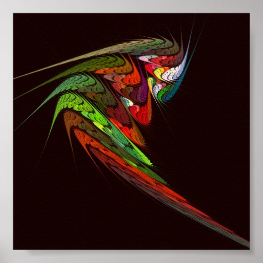 Chameleon Abstracte kunst Poster (Voorkant)