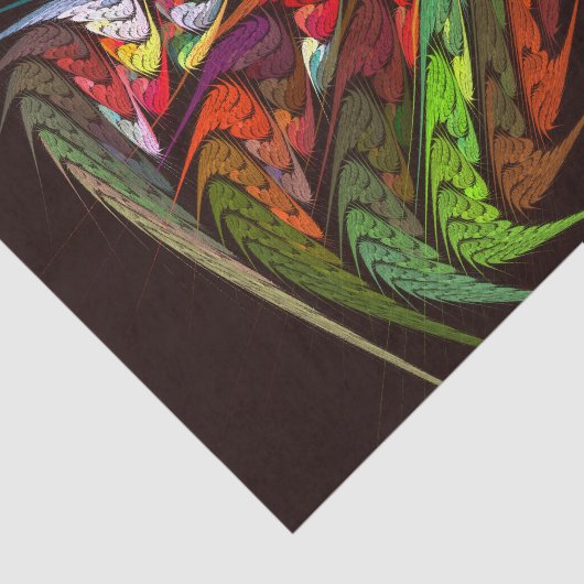 Chameleon Abstracte kunst Tissuepapier (Detail)